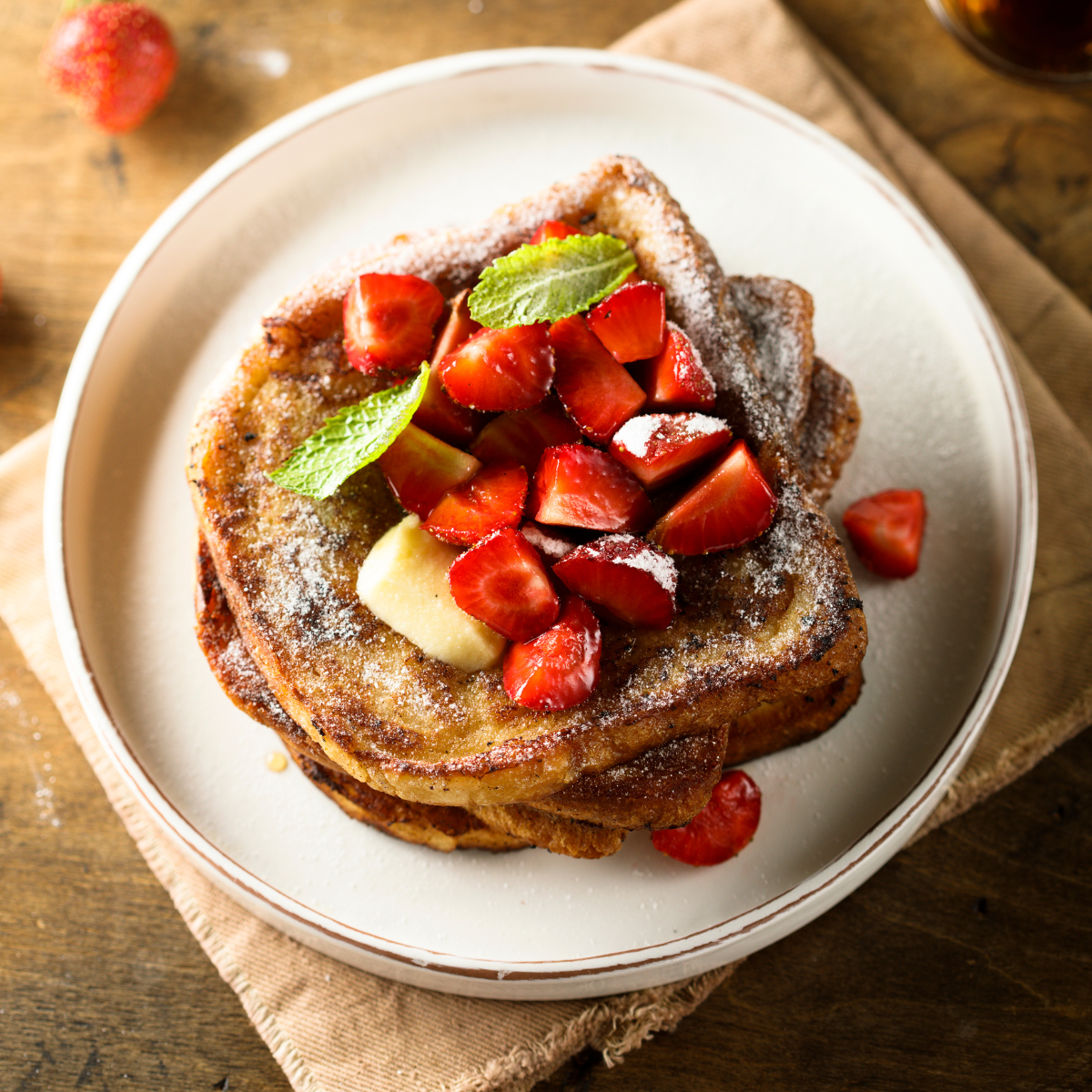 <strong>Strawberry & Chai French Toast</strong>