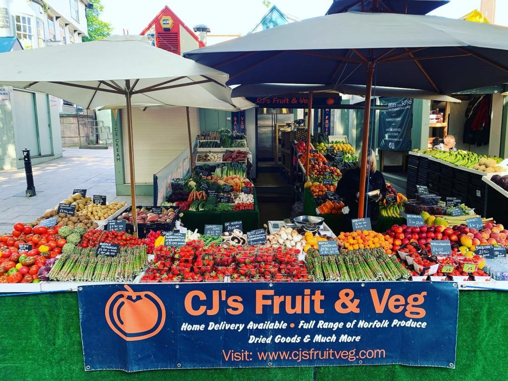 CJ's Fruit & Veg Norwich, Norfolk Market | Online High Street